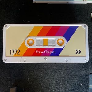 Veuve Clicquot Cassette Tape Case NEW